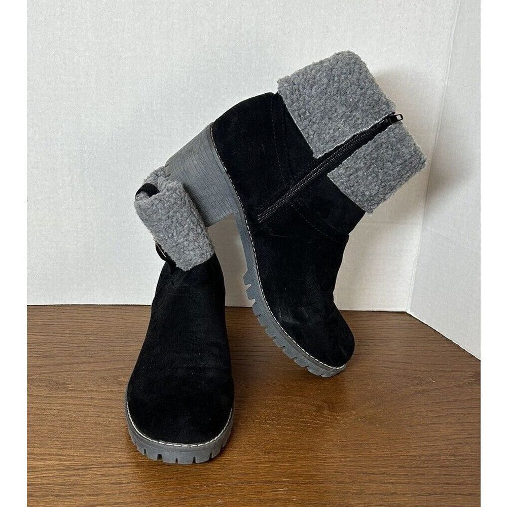 GC Shoes Jen Ankle Boot - Black Women's Size 9